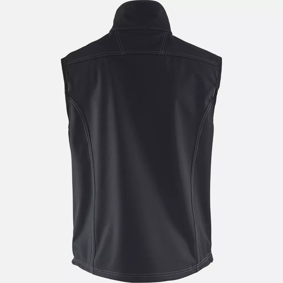 Blaklader 817025159900, Softshell Vest, Black, image 4, gallery thumbnail
