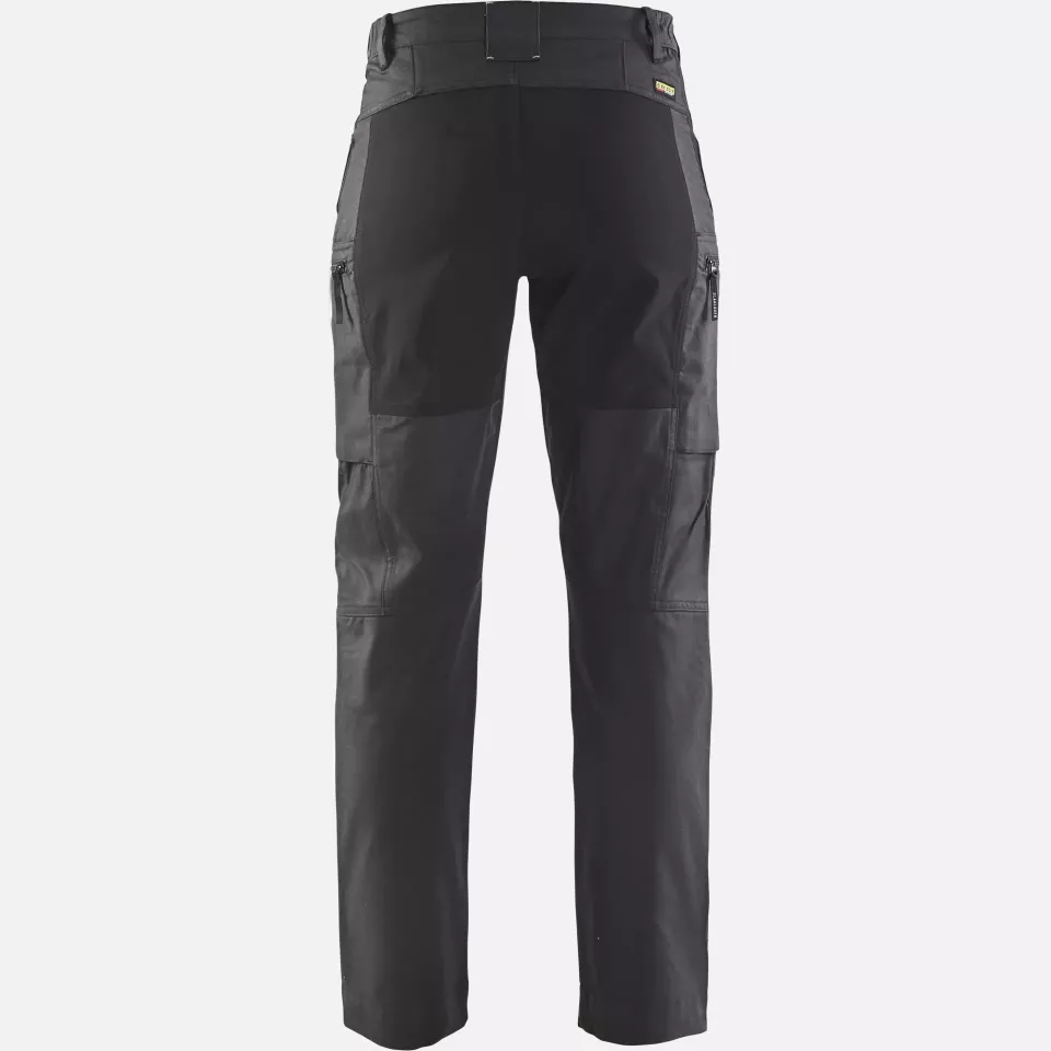 Blaklader 715911469899, Women's Stretch Work Trousers, Dark Grey/Black, image 3, gallery thumbnail