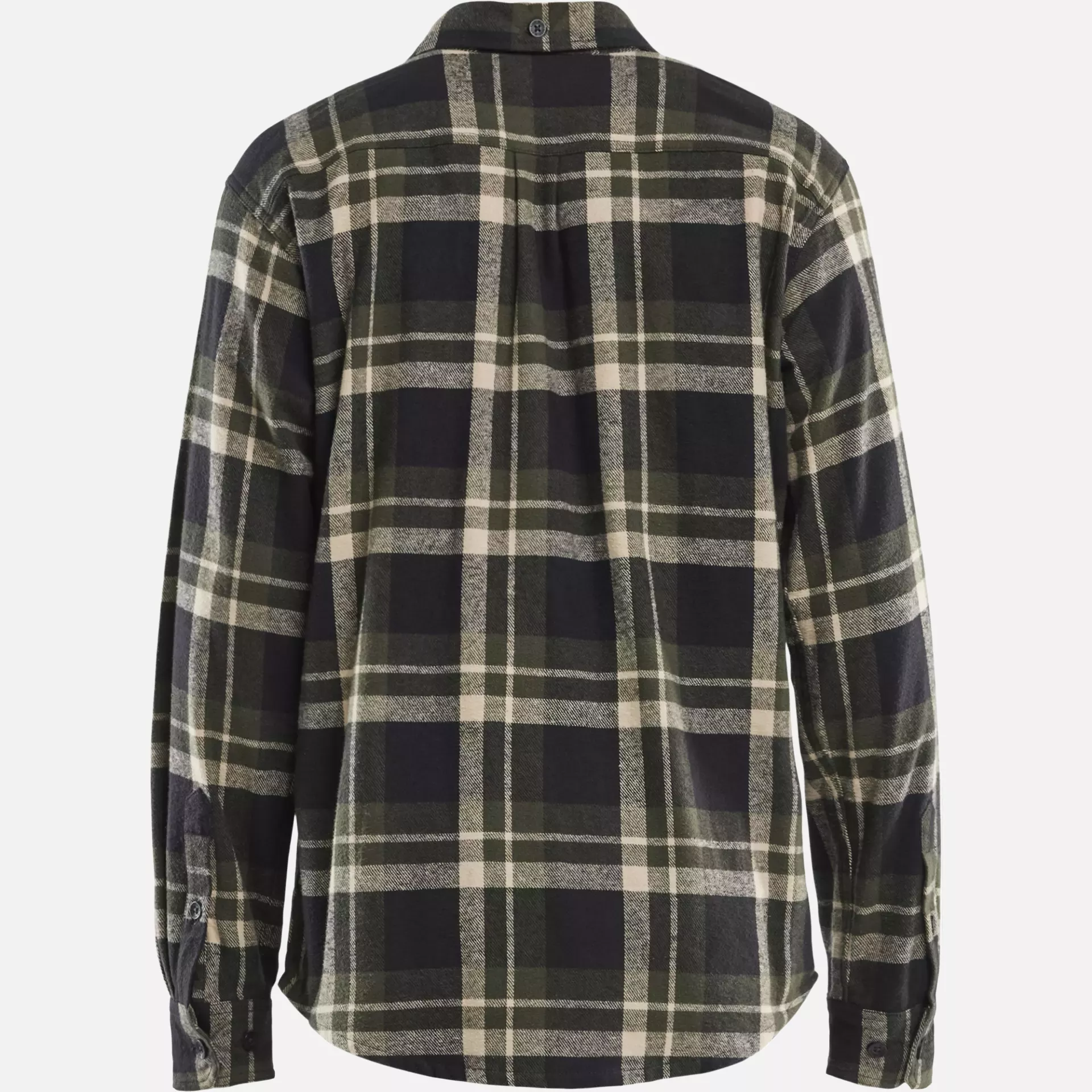 Blaklader 328811684298, Flannel Shirt, Forest Green/Black, image 4