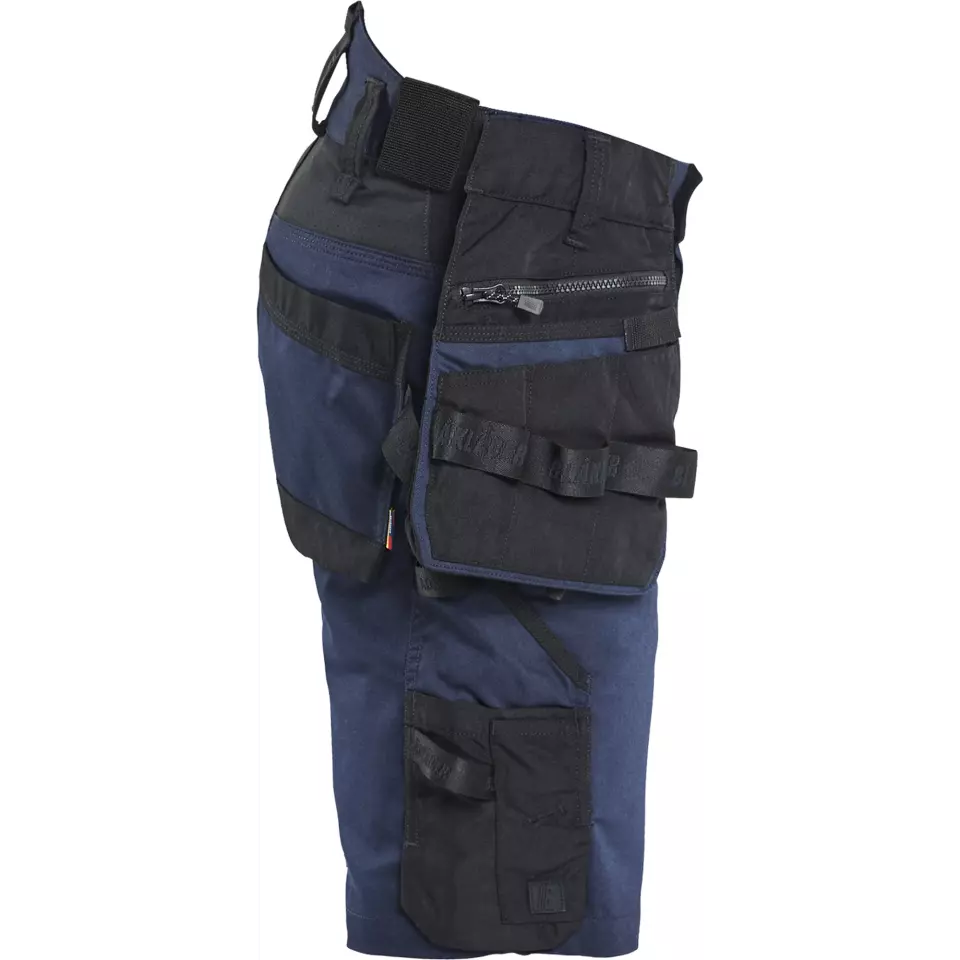 Blaklader 197211498699, STRIKER Stretch Craftsman Shorts, Dark Navy/Black, image 2, gallery thumbnail