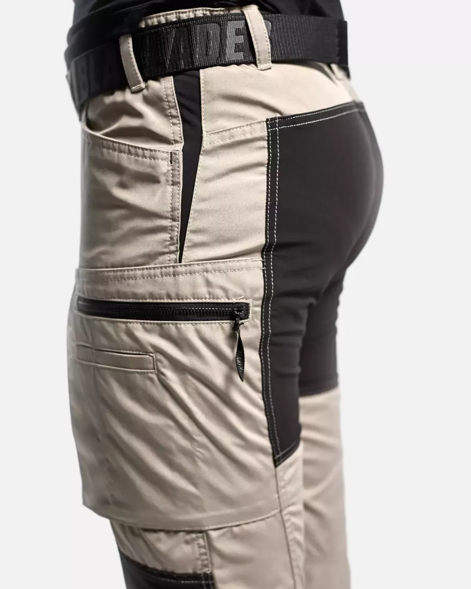 Blaklader 715918452799, Ladies Stretch Work Trousers, Stone Grey/Black, image 6, gallery thumbnail