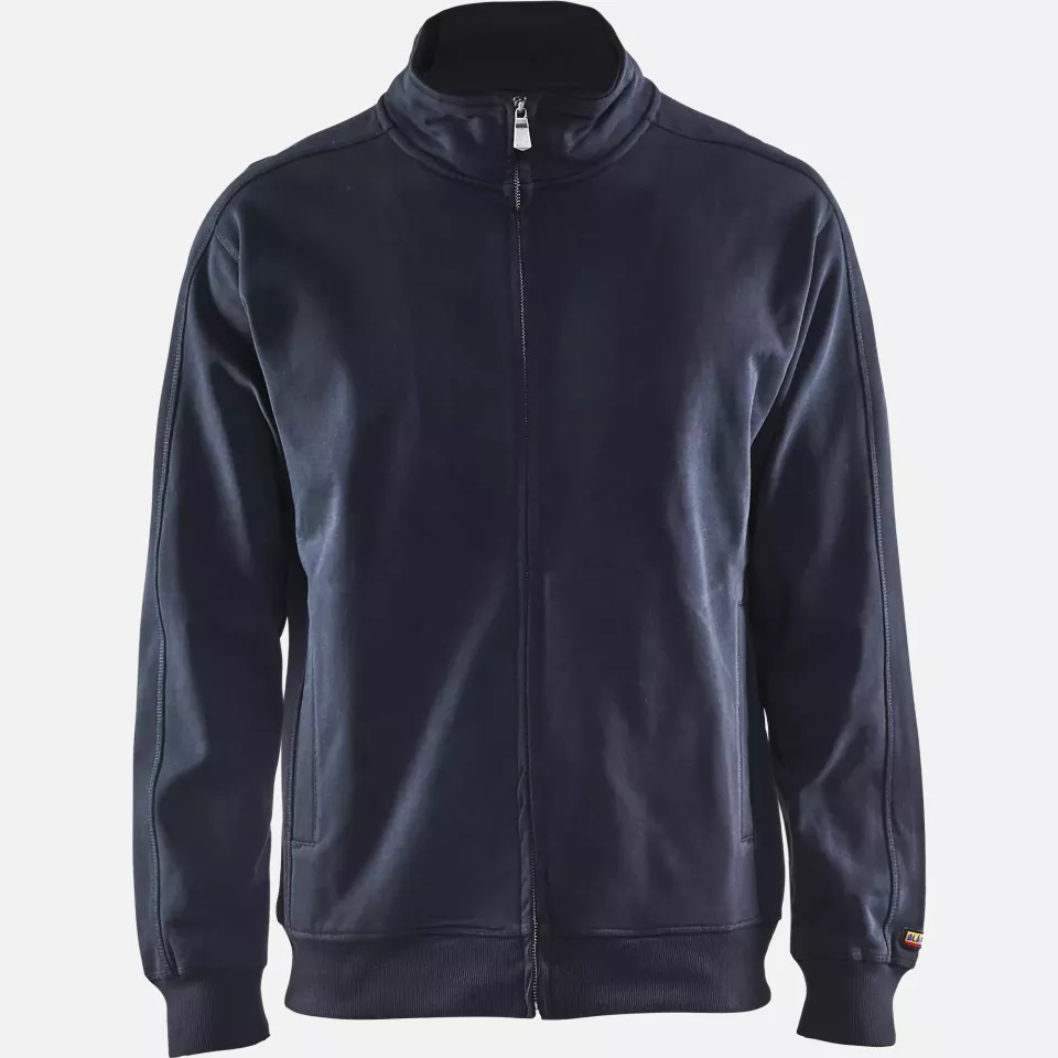 Blaklader 334910488600, Zip Sweatshirt, Dark Navy, image 1, gallery thumbnail