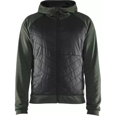 Blaklader Hybrid Sweatshirt, Autumn Green/Black