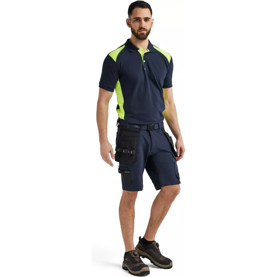 Blåkläder 170216458699, 4-Way Stretch Craftsman Shorts, Dark Navy/Black, image 5, gallery thumbnail