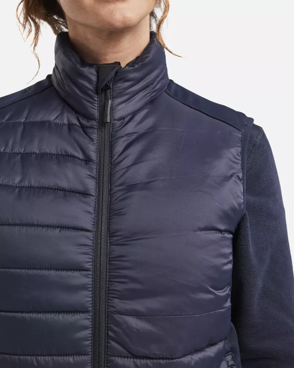 Blaklader 386420308600, Women's Lined Vest, Dark Navy, image 6, gallery thumbnail
