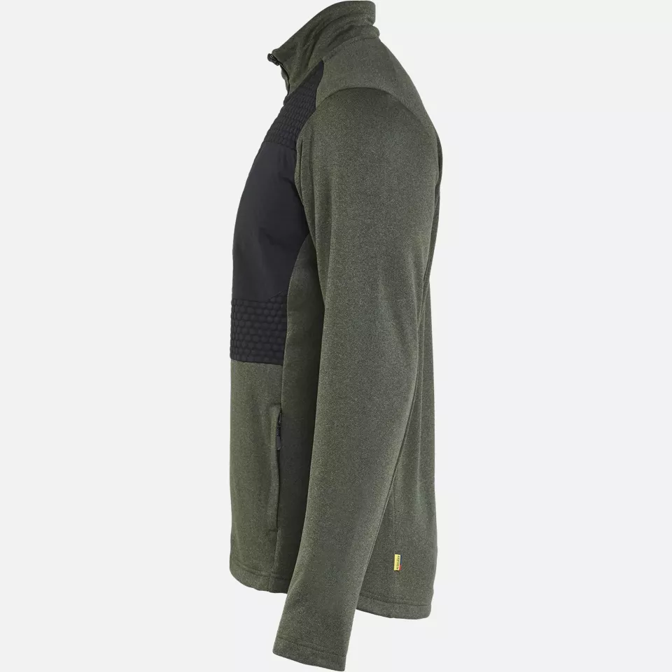 Blaklader 354825334199, Full Zip Sweatshirt, Autumn Green/Black, image 3, gallery thumbnail