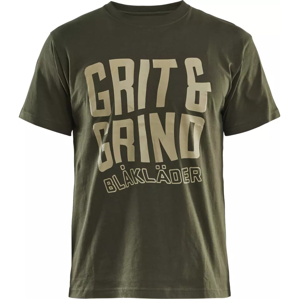Blaklader 942110424209, Grit and Grind T-Shirt, Waldgrün, image 1, gallery thumbnail