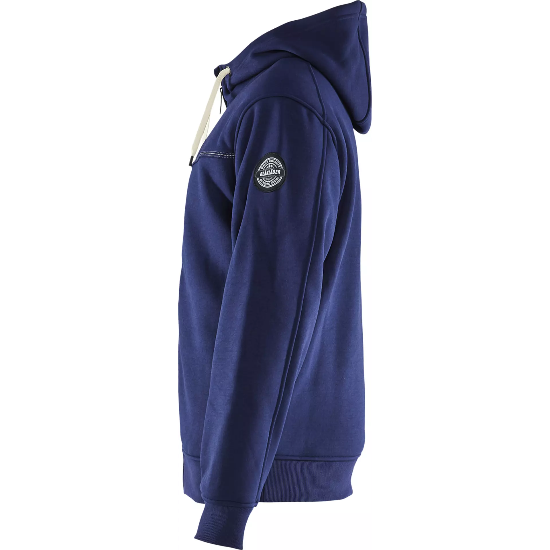 Blåkläder 493325148900, Pile Lined Hooded Sweatshirt, Navy Blue, image 3