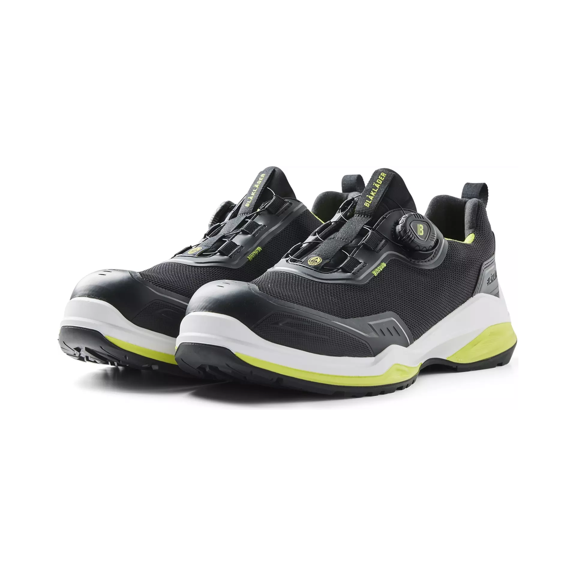 Blåkläder 248600009943, STRIKER Safety Shoe, Black/Lime Green, image 4