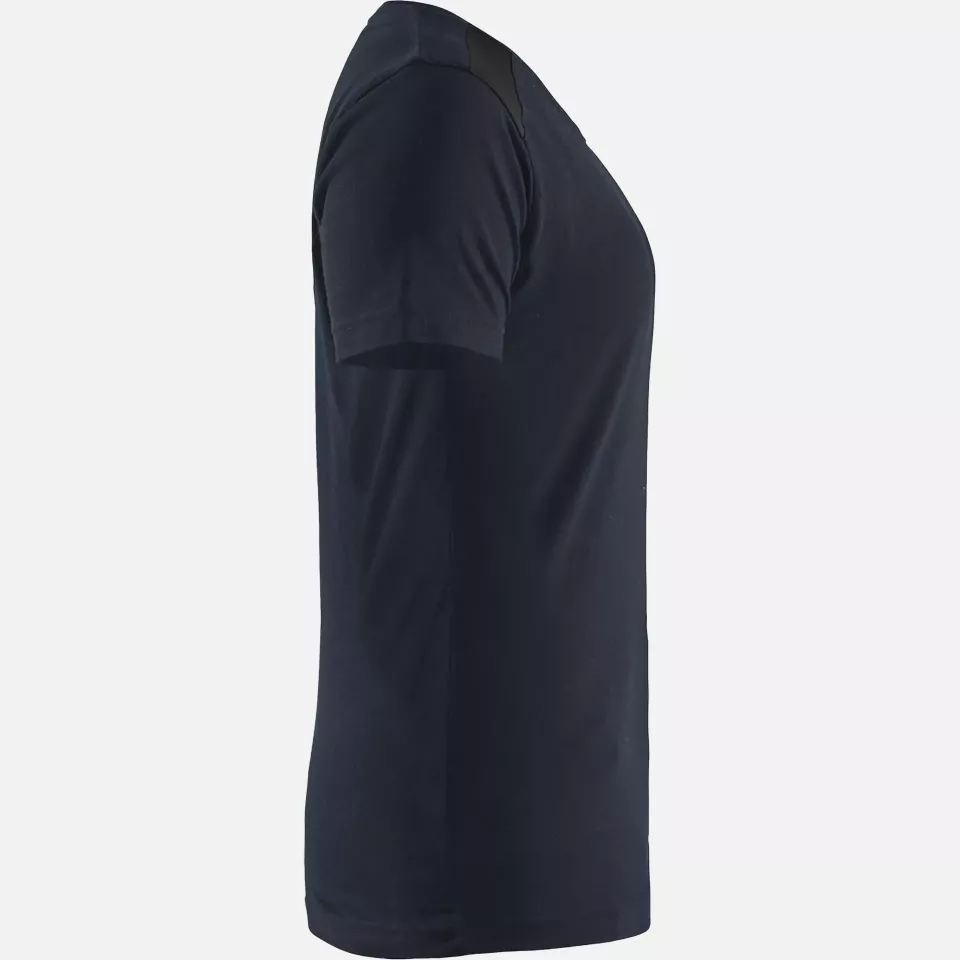 Blaklader 347910428699, Women's T-Shirt, Dark Navy/Black, image 2, gallery thumbnail