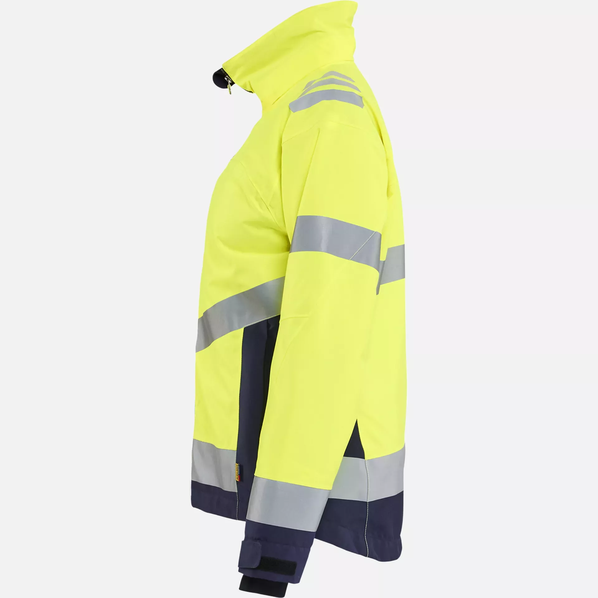 Blaklader 476219773389, Women's High Vis Winter Jacket Lightly Lined, High Vis Yellow/Navy Blue, image 3