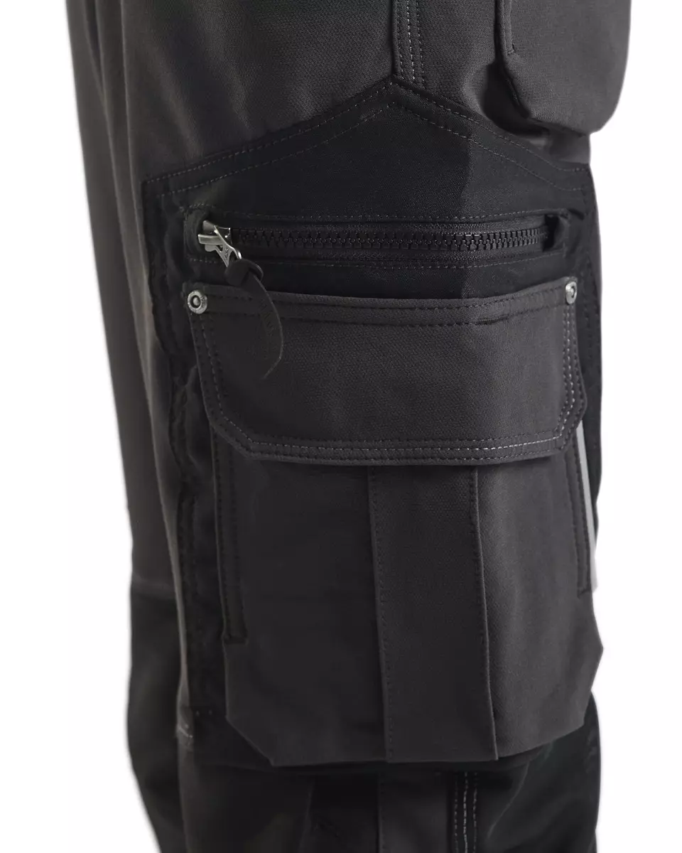 Blaklader 198916449899, X1900 4-Wege-Stretch Handwerker Arbeitshose, Dunkelgrau/Schwarz, image 7, gallery thumbnail