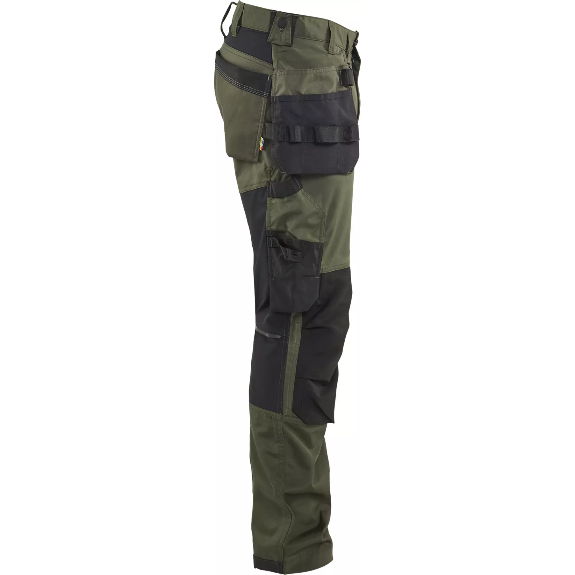 Blåkläder 175018324298, Stretch Craftsman Work Trousers, Forest Green/Black, image 2