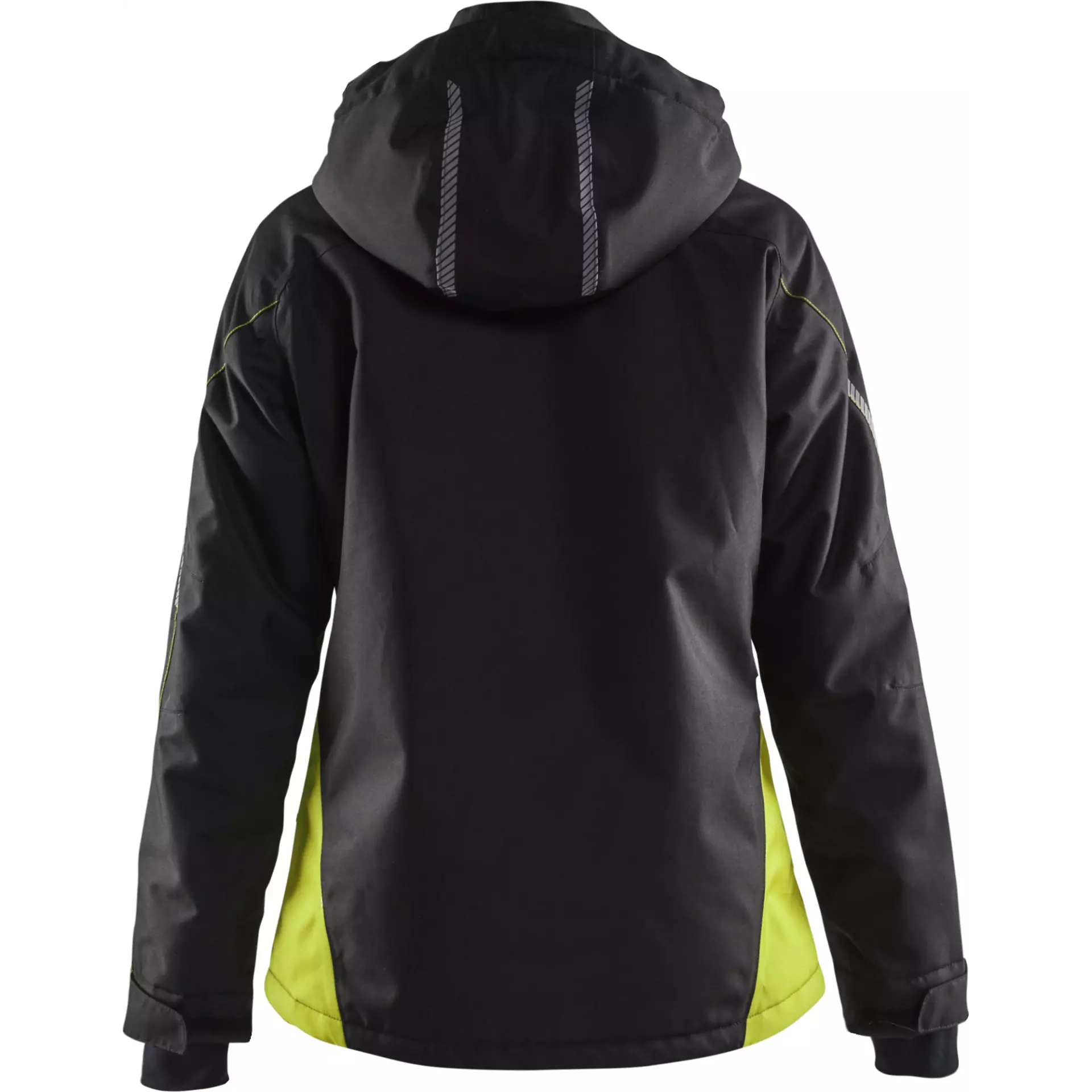 Blåkläder 497219779933, Women's Lined Lightweight Winter Jacket, Black/Yellow, image 4