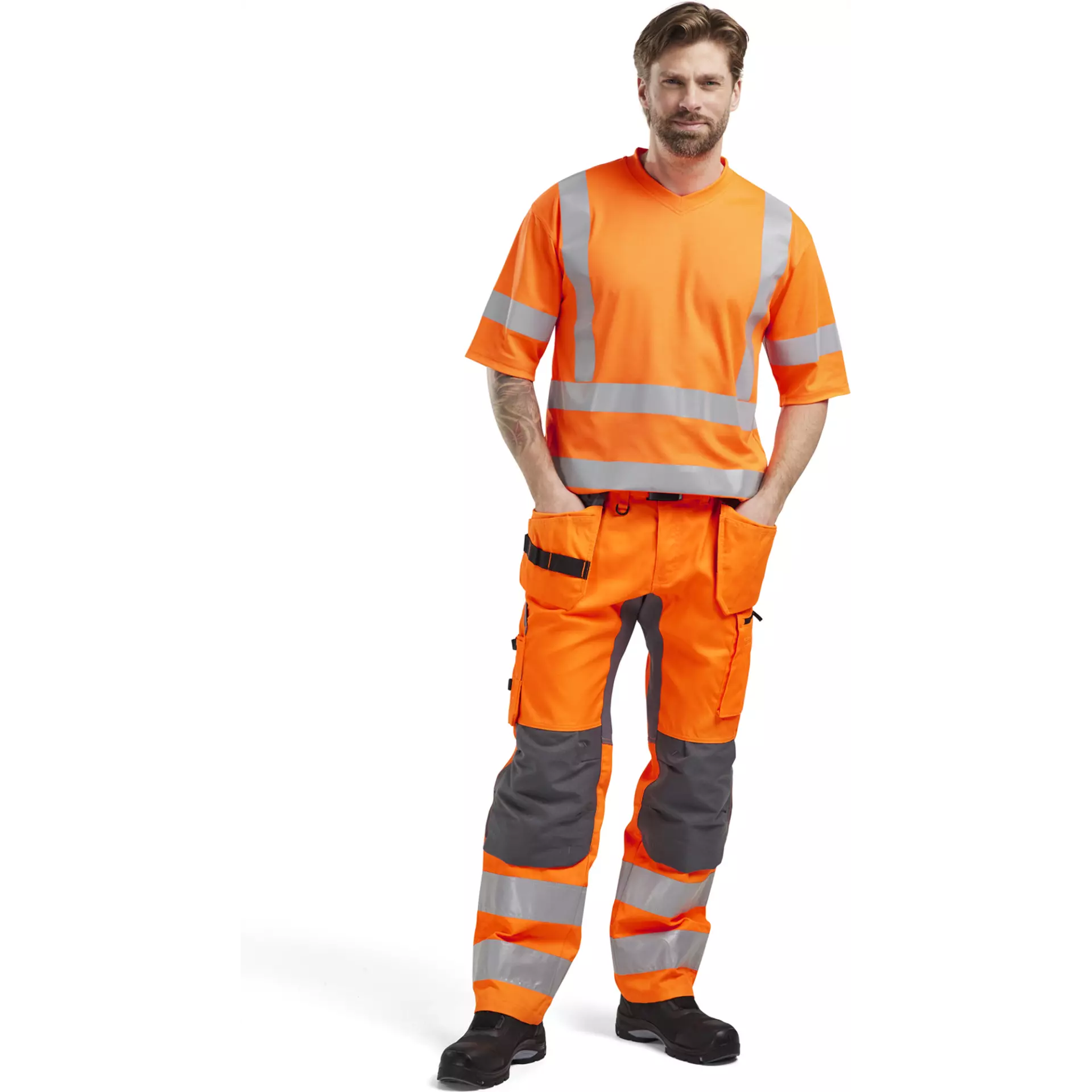 Blåkläder 338010705300, High Vis UV Protection T-Shirt, Orange, image 5