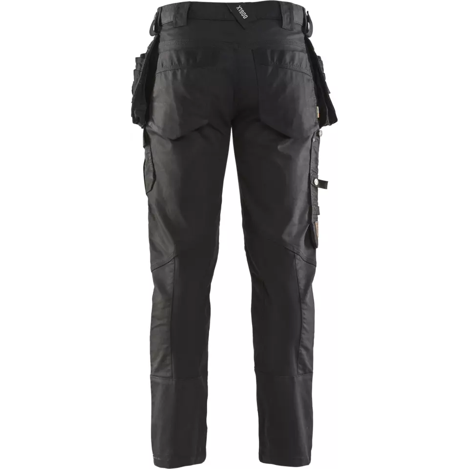 Blåkläder 199011419999, X1900 Stretch Handwerker Arbeitshose, Schwarz/Schwarz, image 4, gallery thumbnail