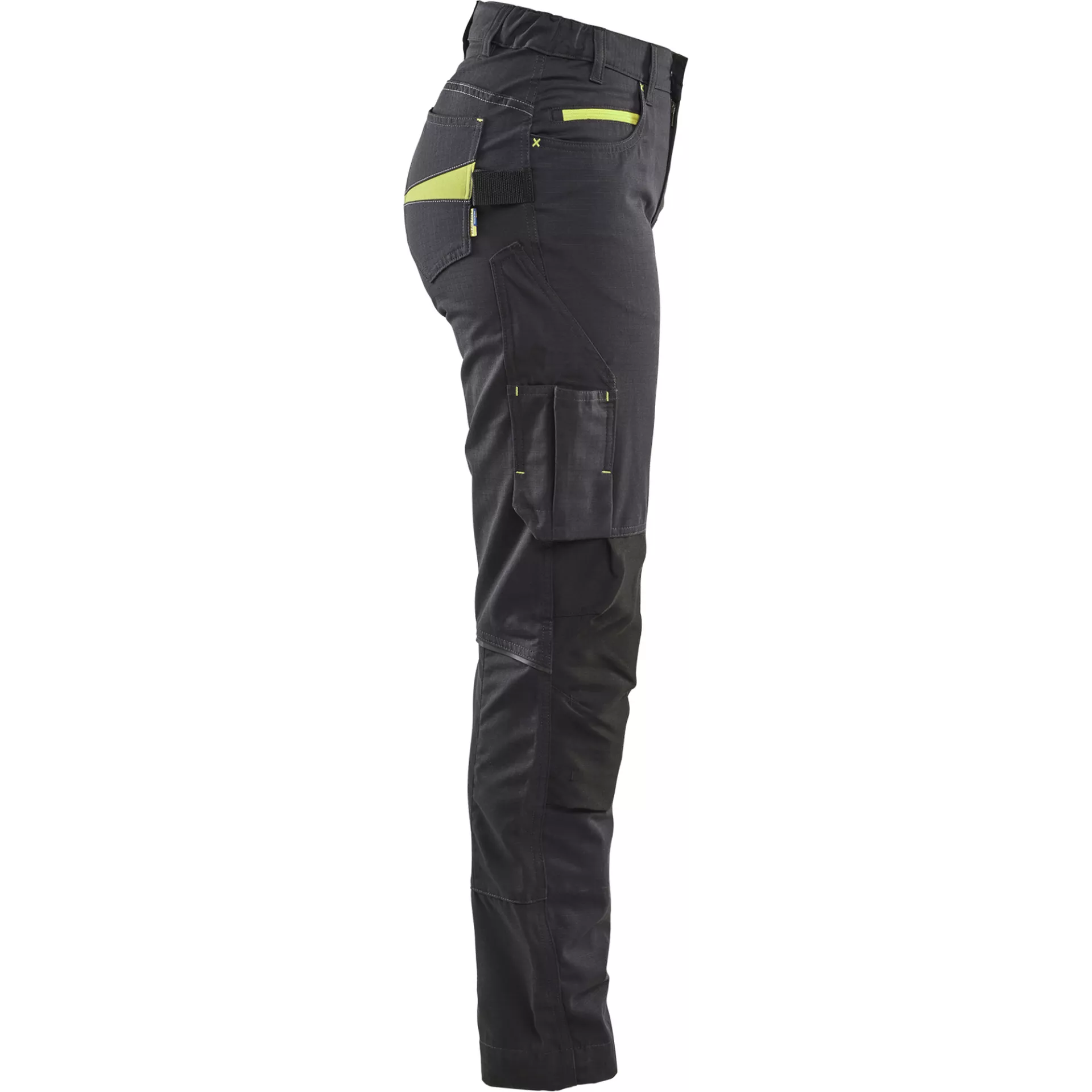 Blaklader 719513309933, Damen Stretch Arbeitshose, Schwarz/Gelb, image 2