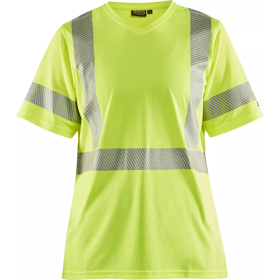 Blaklader 333610133300, High Vis Women's UV Protection T-Shirt, Yellow, image 1, gallery thumbnail