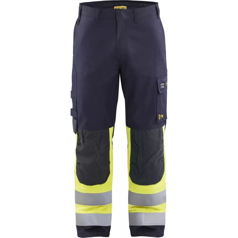 Blåkläder 148815128933, Multinorm Arbeitshose, Marineblau/ Gelb, image 1, gallery thumbnail