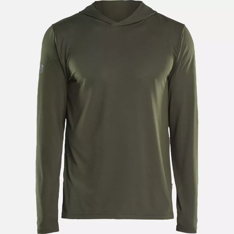 Blaklader 341711264209, Functional Hoodie with UV Protection, Forest Green, image 1, gallery thumbnail