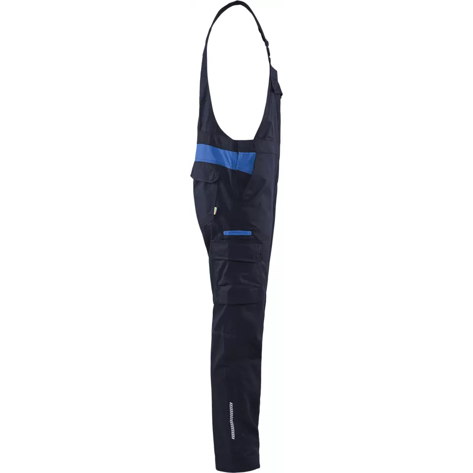 Blaklader 264418328985, Industrie Latzhose, Marineblau/Kornblau, image 2, gallery thumbnail