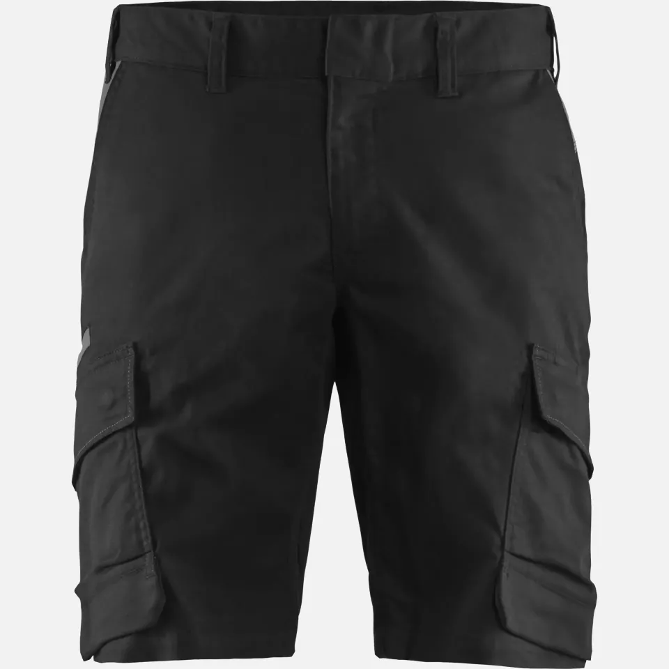 Blaklader 144618329998, Industry Stretch Shorts, Black/Dark Grey, image 1, gallery thumbnail