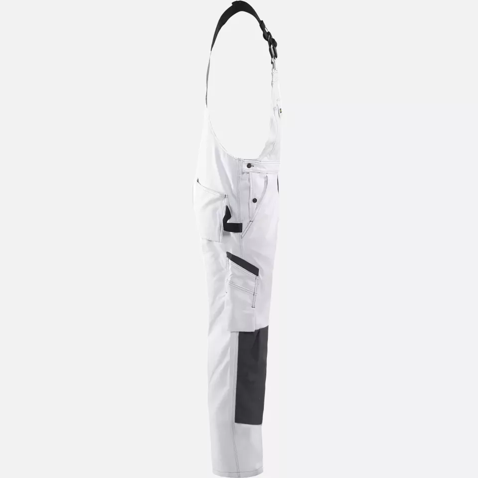 Blaklader 261112101098, Painters Bib and Brace, White/Dark Grey, image 2, gallery thumbnail