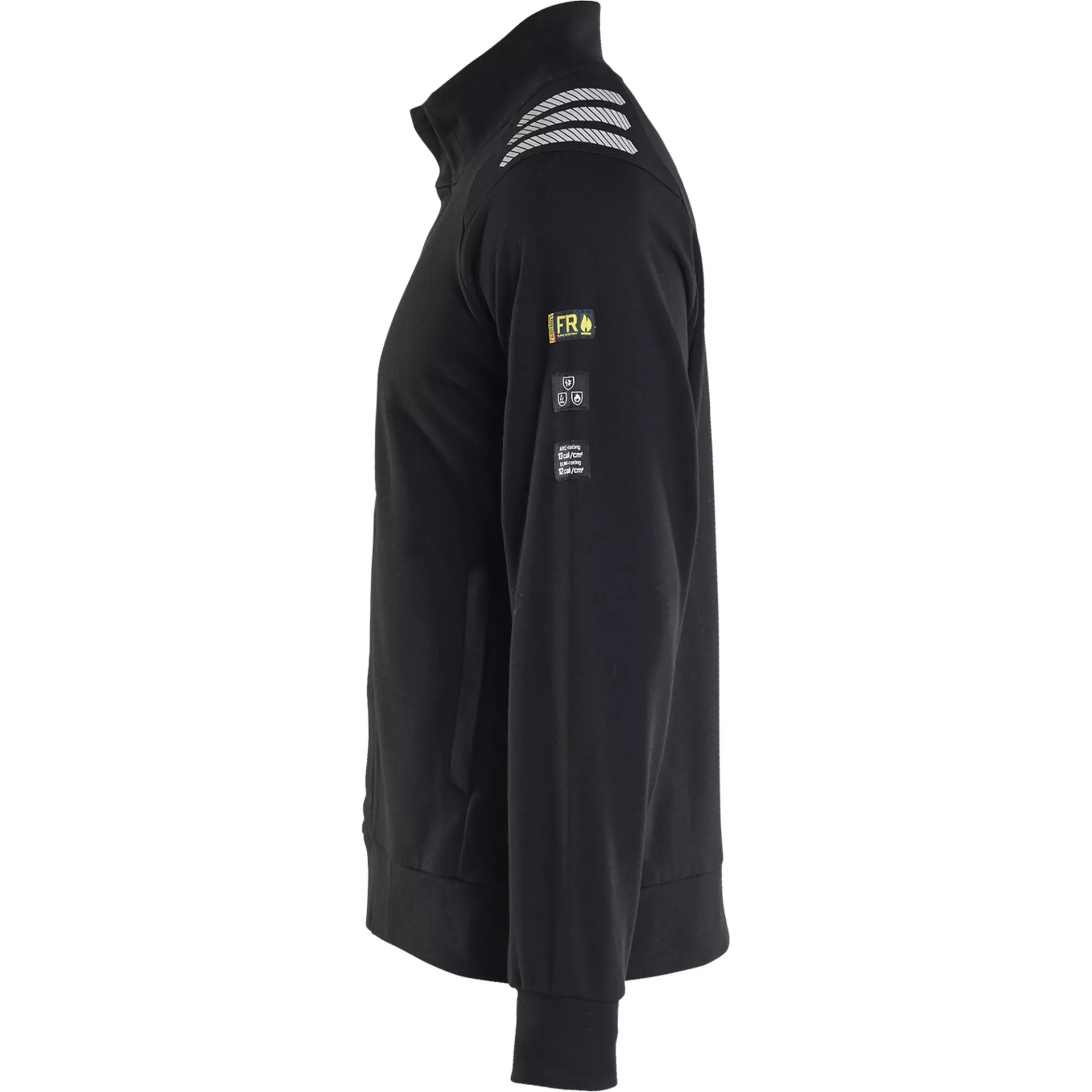 Blaklader 345317629900, Flammschutz Sweatshirt mit Reißverschluss, Schwarz, image 2