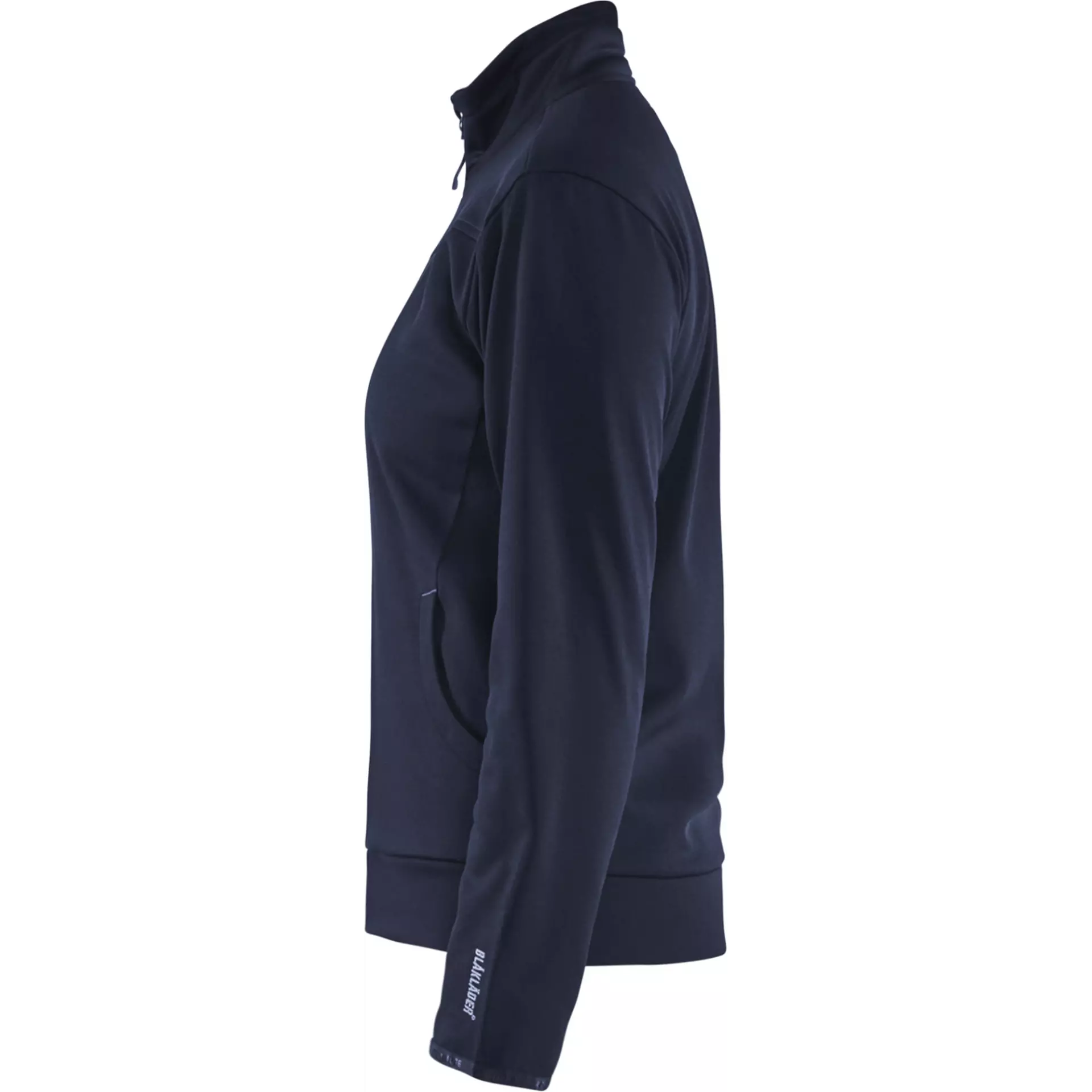 Blåkläder 339425268699, Ladies' Zip Sweatshirt, Dark Navy Blue/Black, image 3