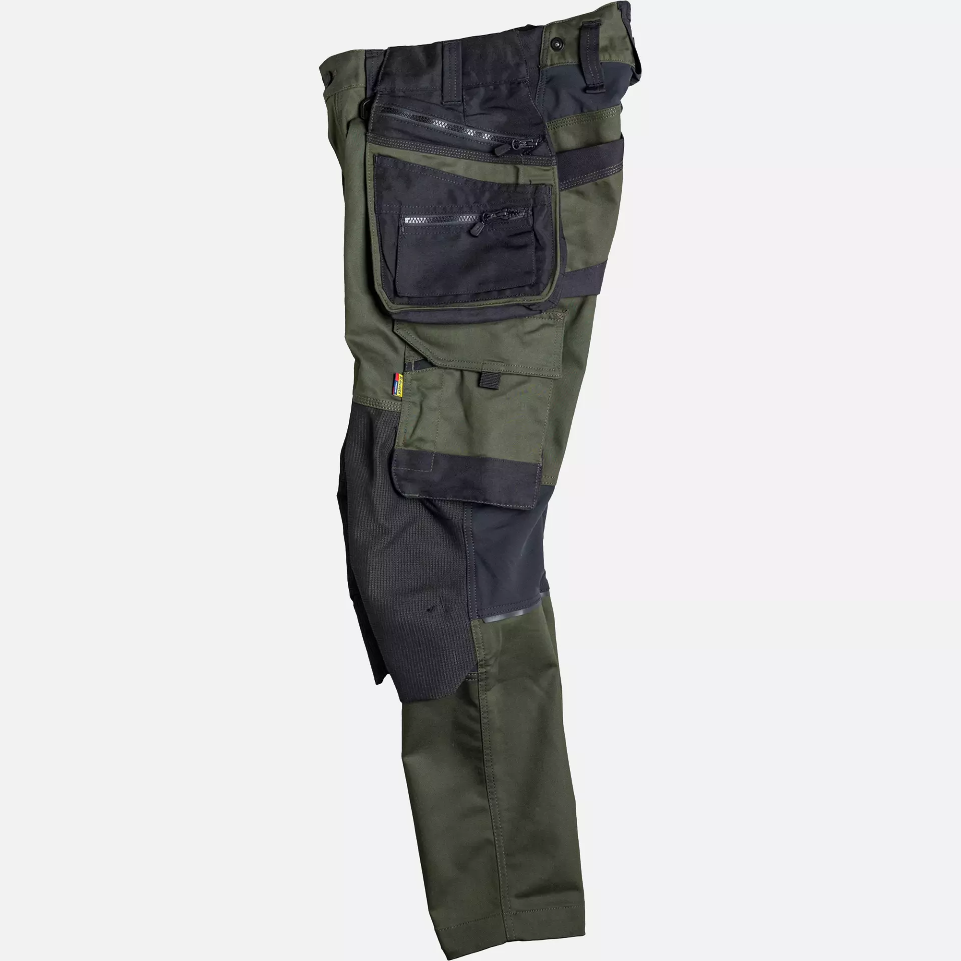 Blaklader 197011494298, STRIKER Stretch Craftsman Work Trousers, Forest Green/Black, image 9