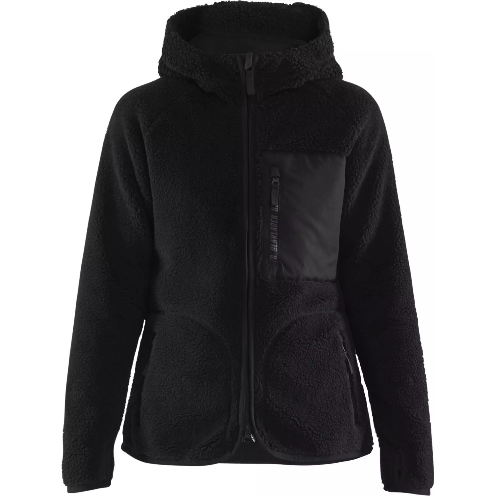 Blåkläder 472729559900, Ladies' Pile Jacket, Black