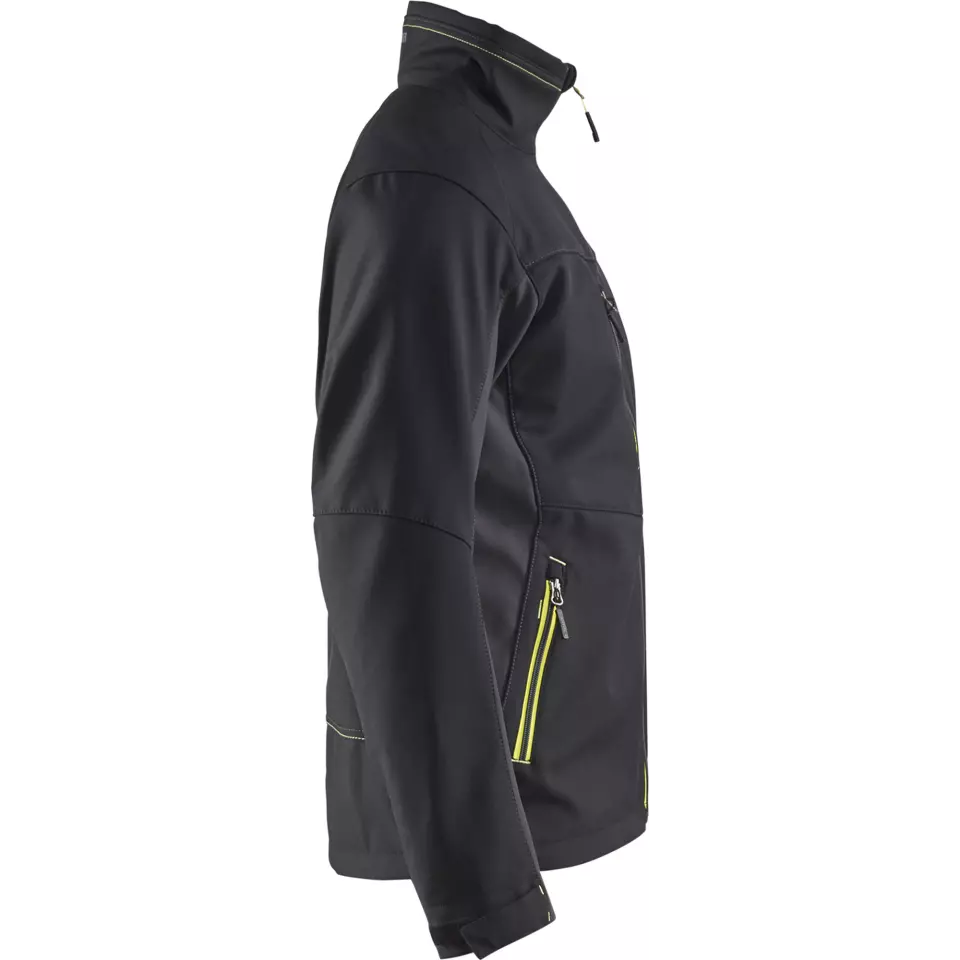 Blaklader 495025169933, Softshell Jacke, Schwarz/Gelb, image 2, gallery thumbnail