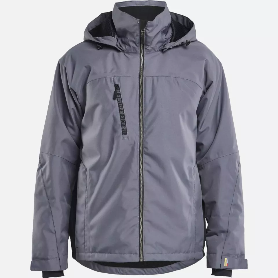 Blaklader 489019779699, Lined Lightweight Winter Jacket, Medium Grey/Black, image 1, gallery thumbnail