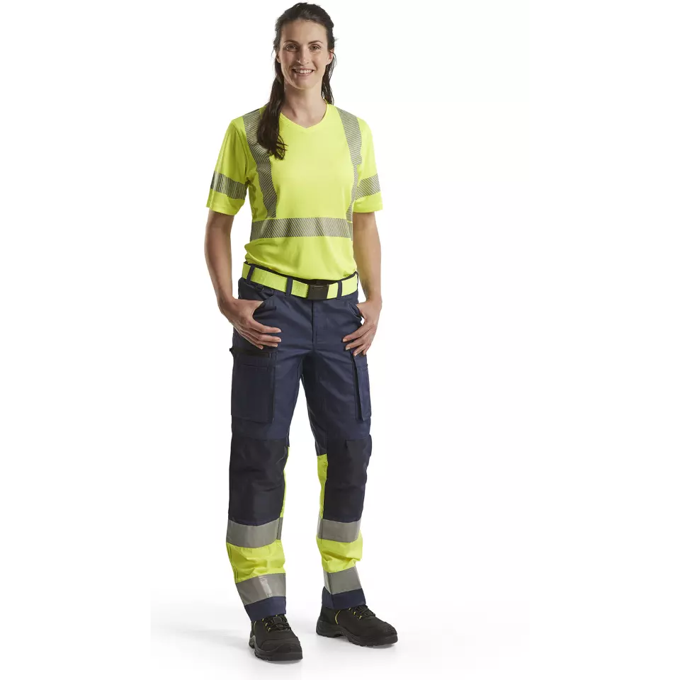 Blaklader 333610133300, High Vis Women's UV Protection T-Shirt, Yellow, image 5, gallery thumbnail