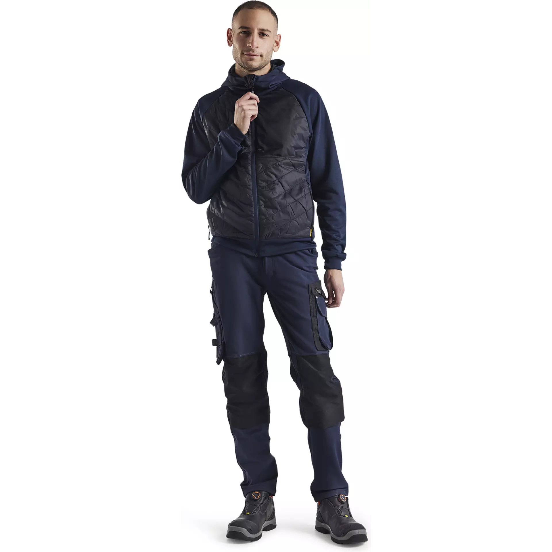 Blaklader 346325268699, Hybrid Sweatshirt, Dunkel Marineblau/Schwarz, image 5