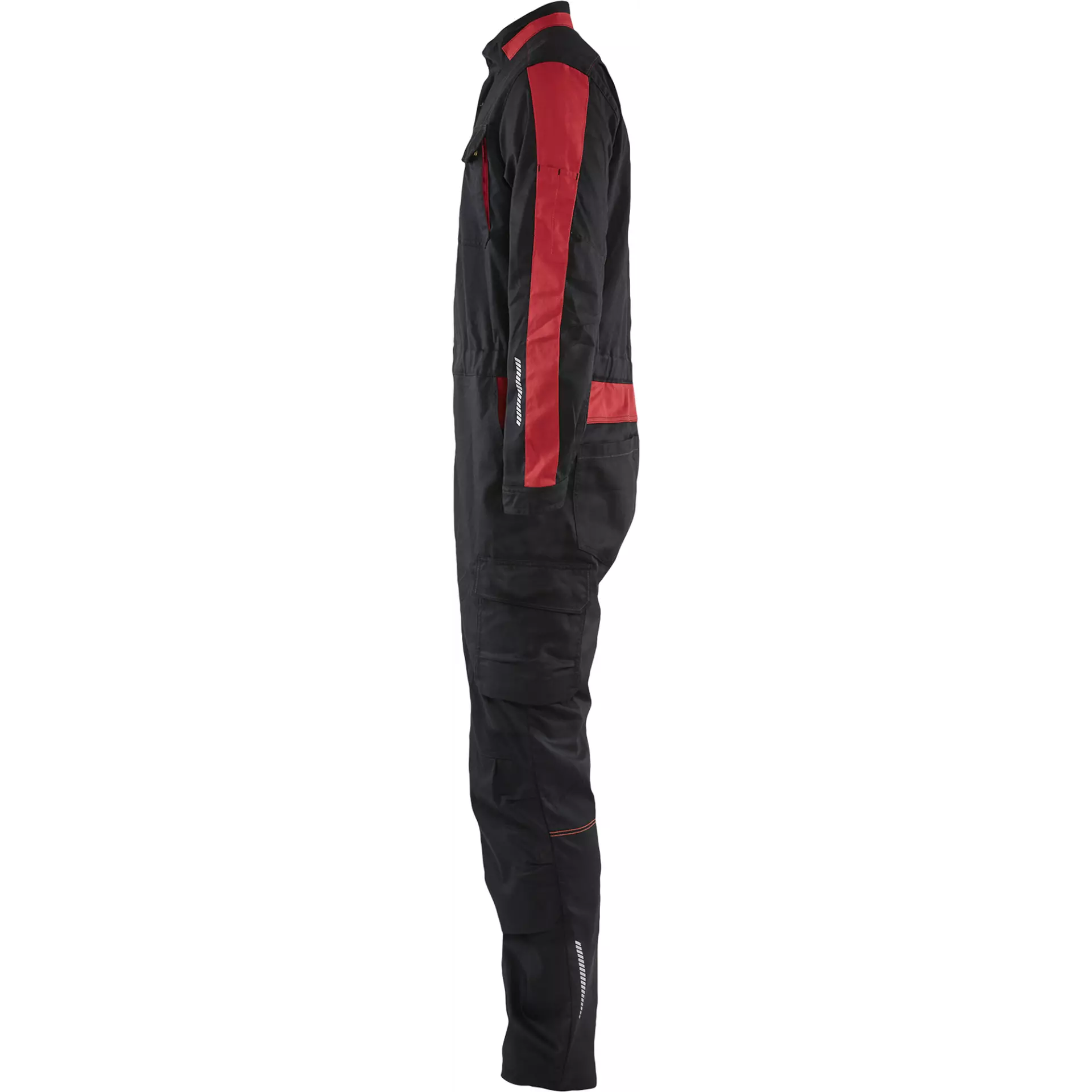 Blaklader 614418329956, Industrial Stretch Coverall, Black/Red, image 3