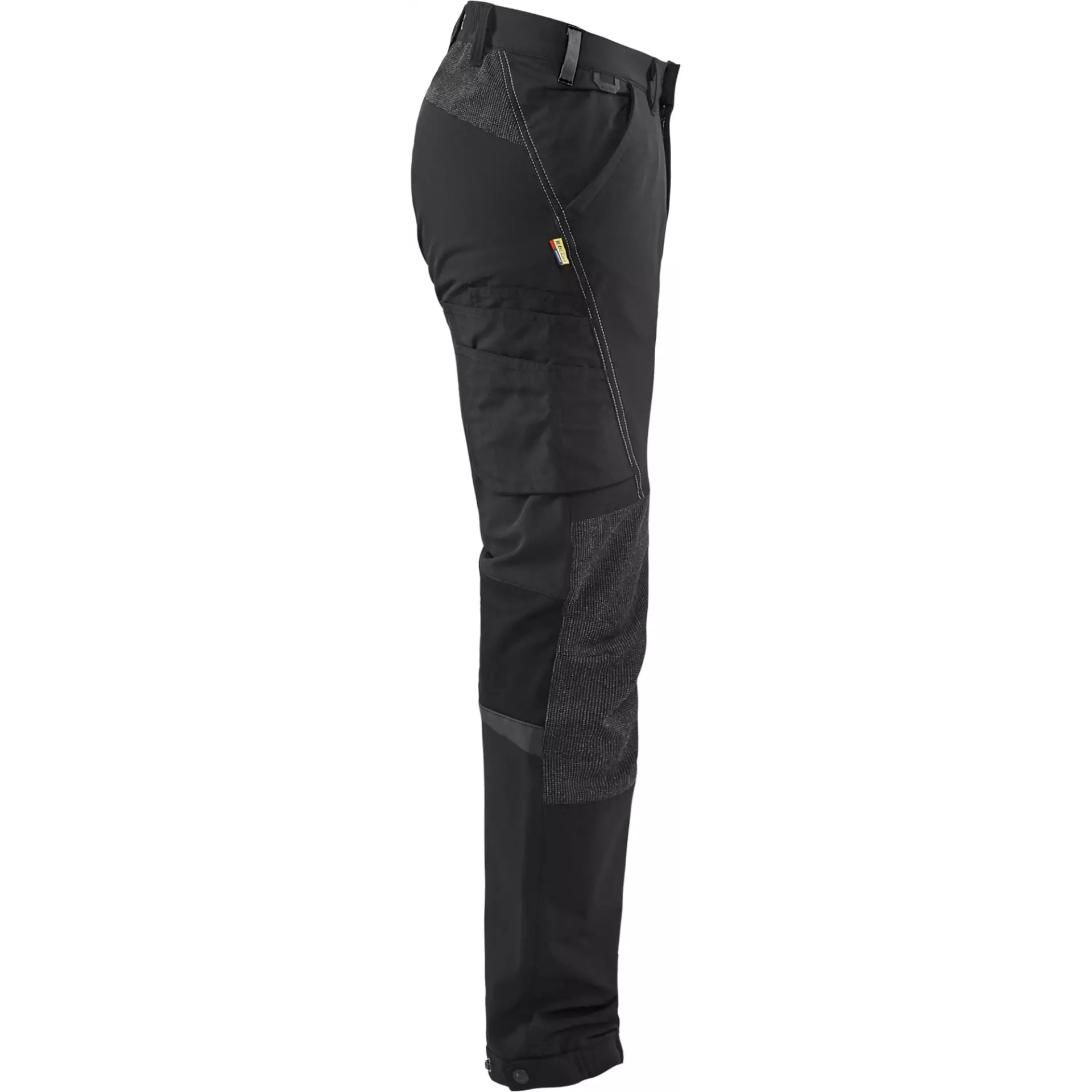 Blaklader 142216459998, 4-Way Service Stretch Work Trousers, Black/Dark Grey, image 2