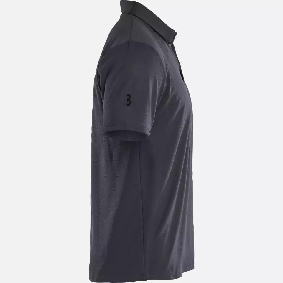 Blaklader 341611269600, Functional UV Protection Polo Shirt, Medium Grey, image 2, gallery thumbnail