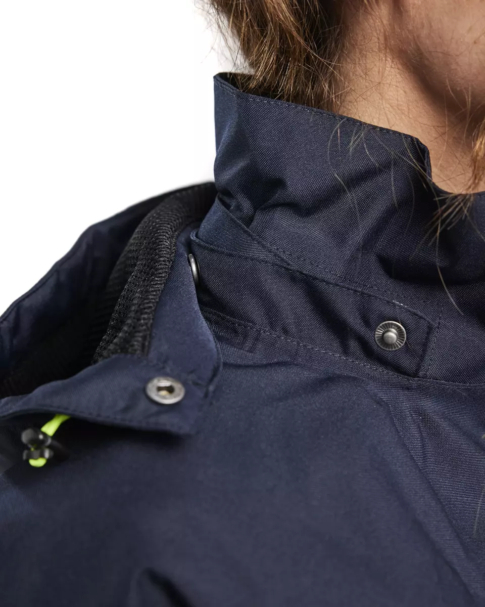 Blaklader 497219778633, Ladies Lined Lightweight Winter Jacket, Dark Navy/Yellow, image 8, gallery thumbnail