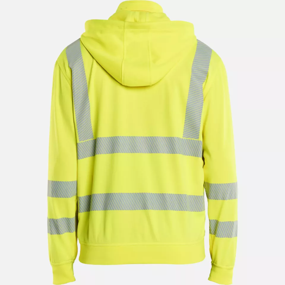 Blaklader 357325383300, High Vis Sweatshirt mit abnehmbarer Kapuze, Gelb, image 3, gallery thumbnail