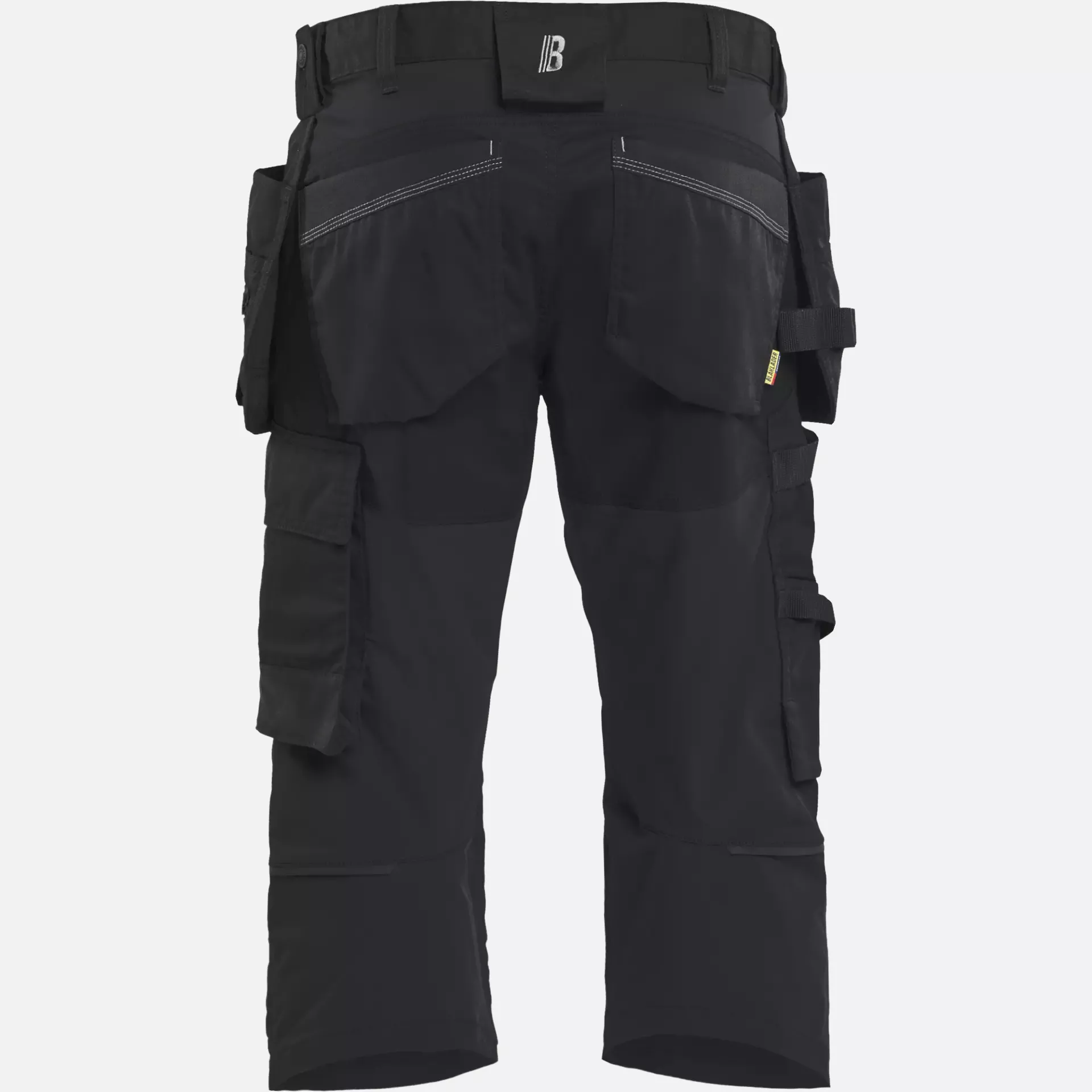 Blaklader 175418329900, Stretch Craftsman Pirate Shorts, Black, image 4