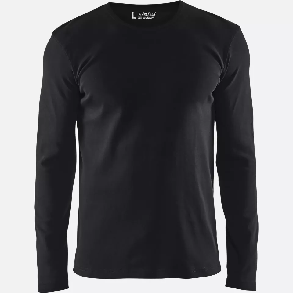 Blaklader 331410329900, Long Sleeve T-Shirt, Black, image 1, gallery thumbnail