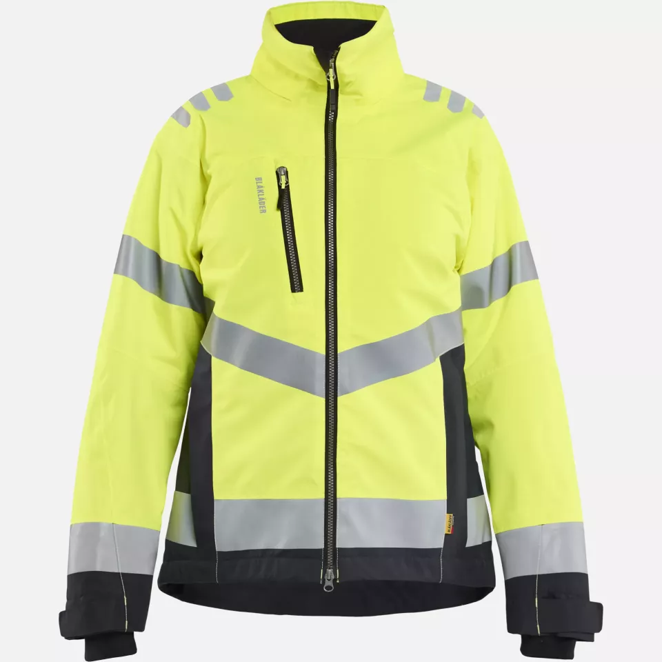 Blaklader 476219773399, Women's High Vis Winter Jacket Lightly Lined, High Vis Yellow/Black, image 1, gallery thumbnail