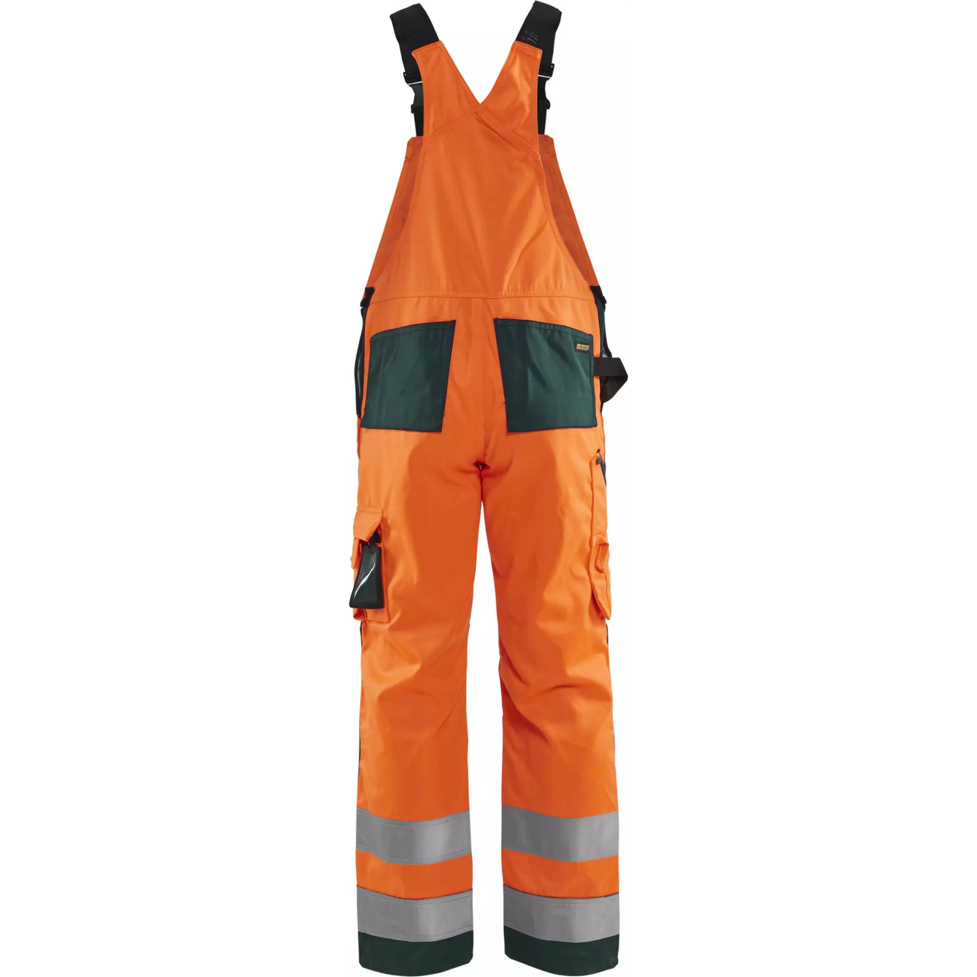 Blaklader 266018115349, High Vis Bib and Brace, Orange/Green, image 4