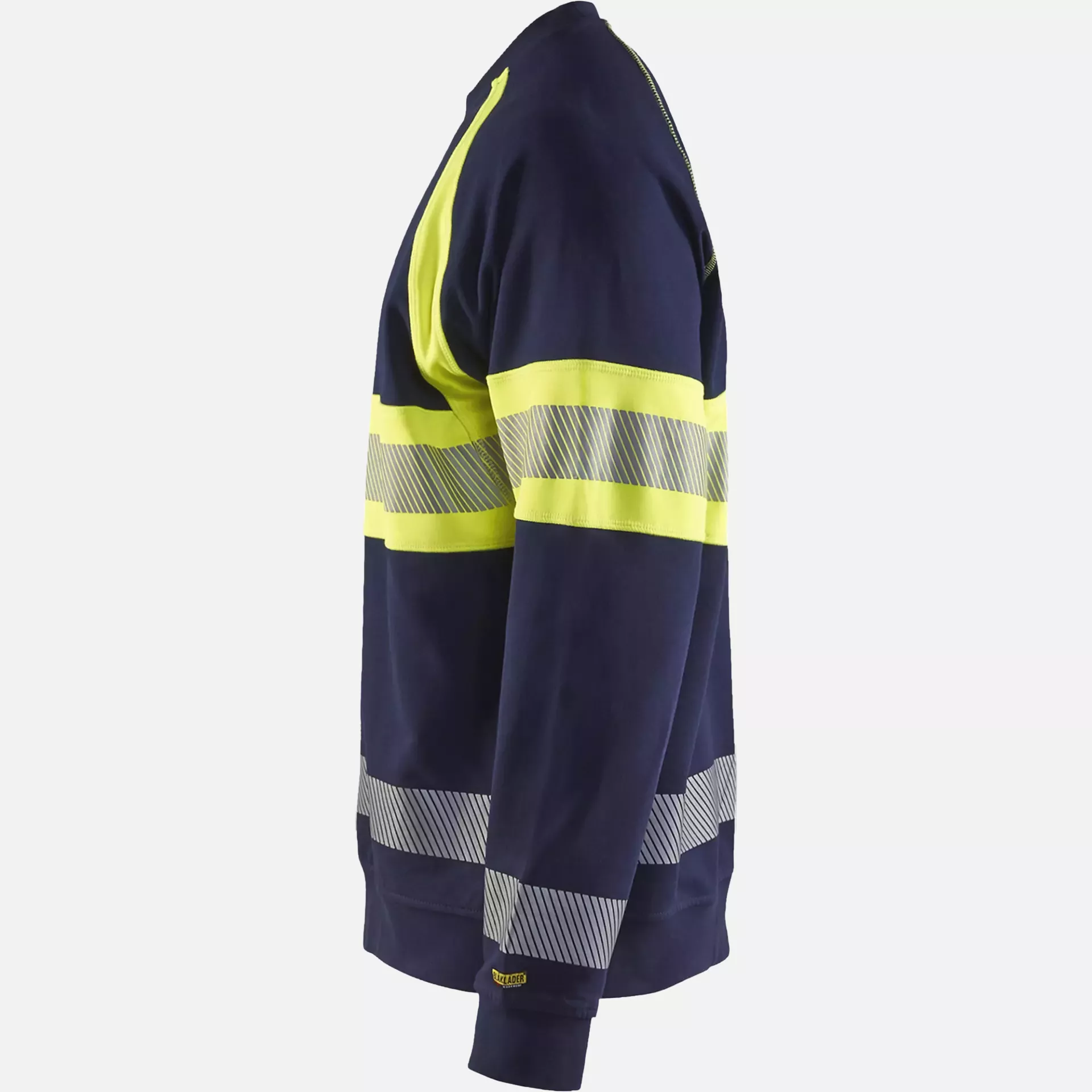 Blaklader 335911588933, High Vis Sweatshirt, Navy Blue/Yellow, image 3
