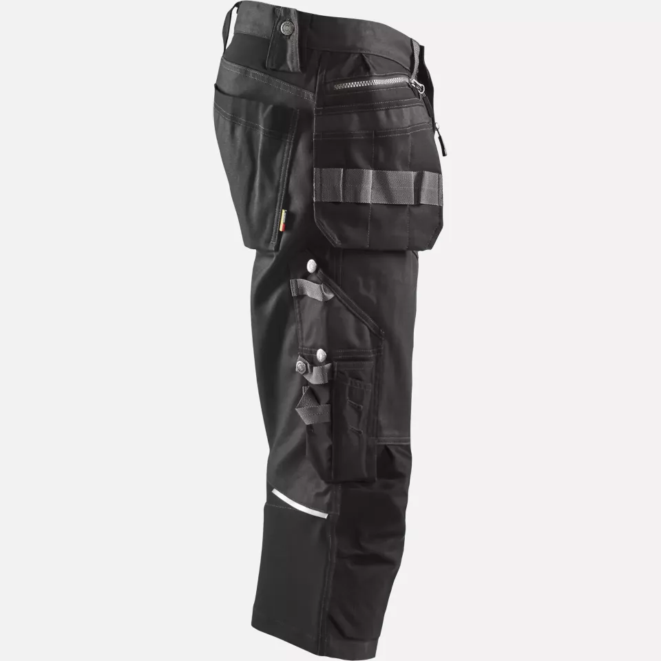 Blaklader 159713439900, Stretch Pirate Pants, Black, image 2, gallery thumbnail