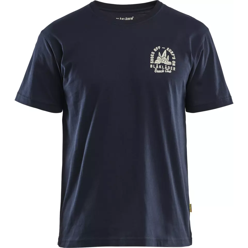 Blåkläder 941910428600, Blåkläder Beach Club T-Shirt, Dunkel Marineblau, image 1, gallery thumbnail