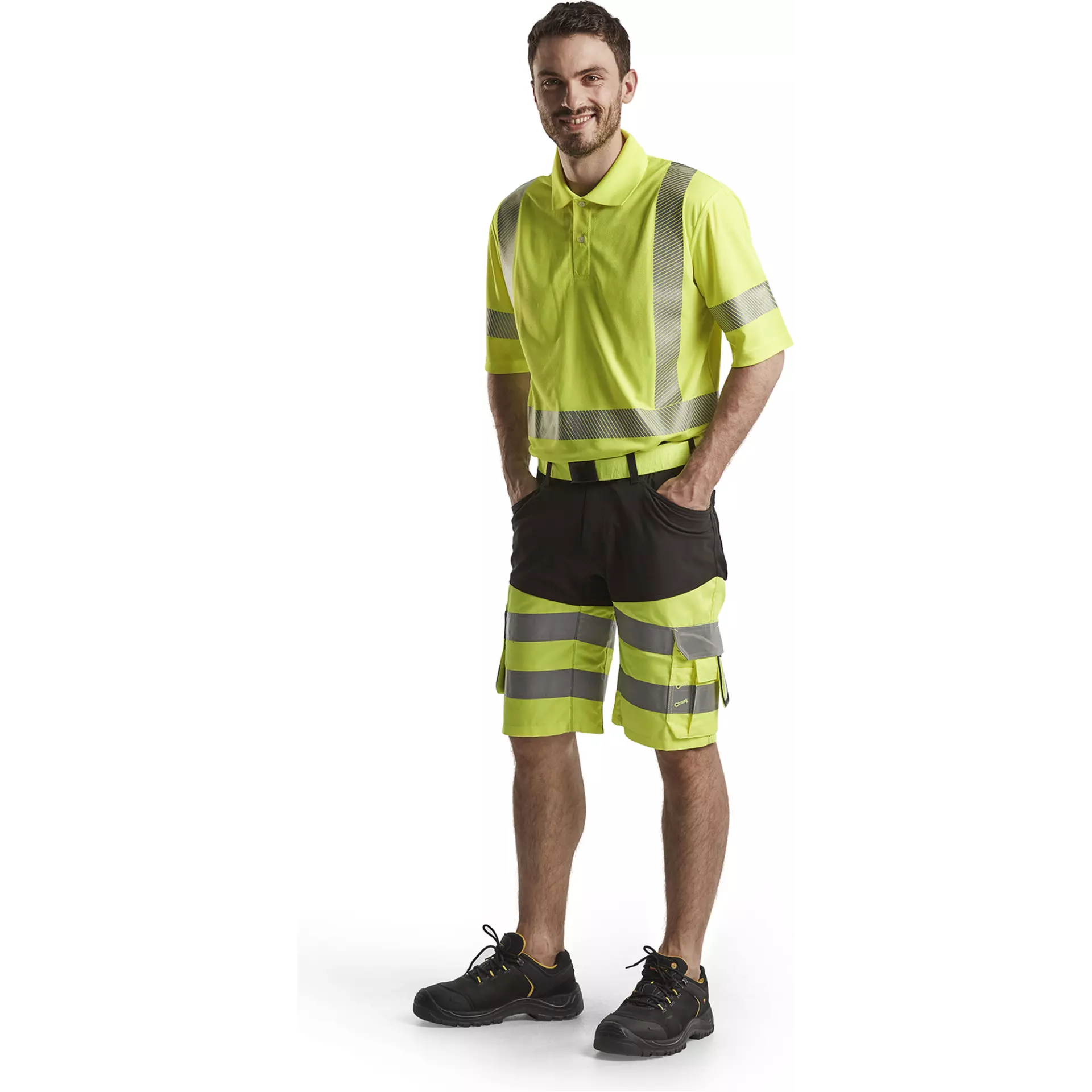 Blåkläder 342810133300, High Vis UV Protection Polo Shirt, Yellow, image 5