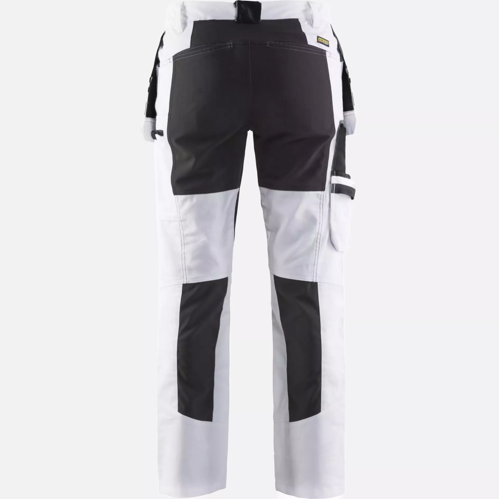 Blaklader 791010001099, Ladies Painters Trousers with Stretch Inserts, White/Black, image 4