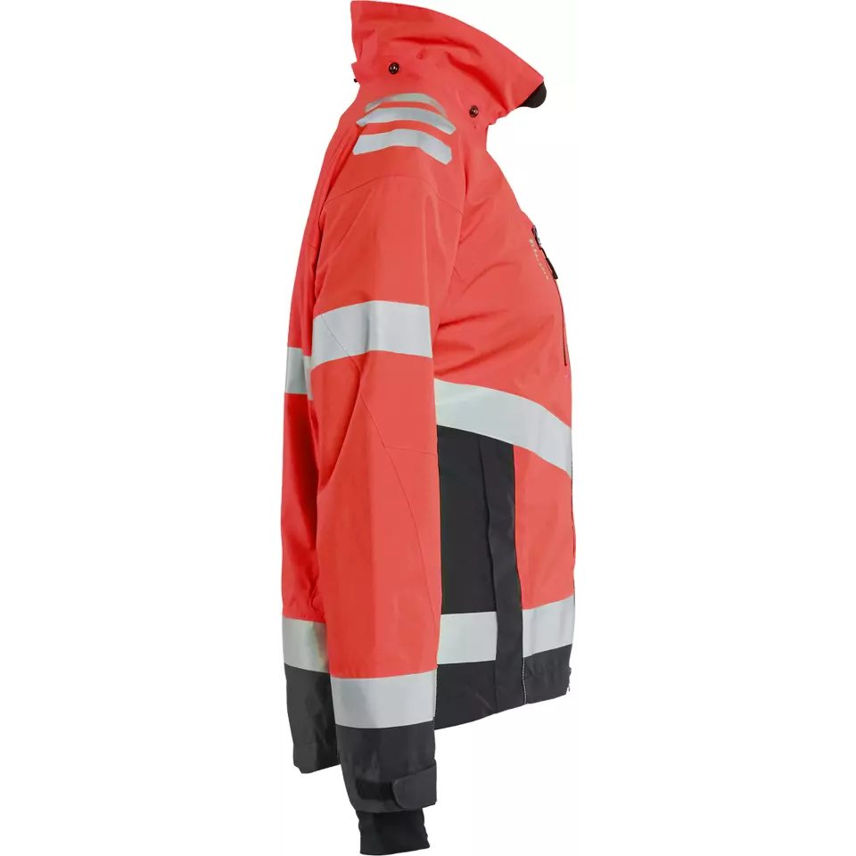 Blaklader 476119775599, High Vis Women's Shell Jacket, Red/Black, image 2, gallery thumbnail
